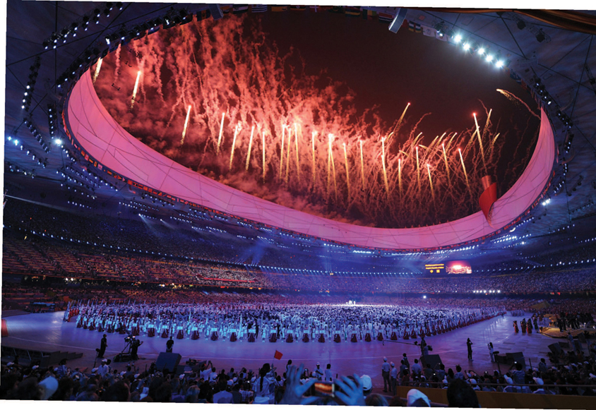 The 2008 Beijing Olympic Games began with a spectacular opening ceremony - photo 3