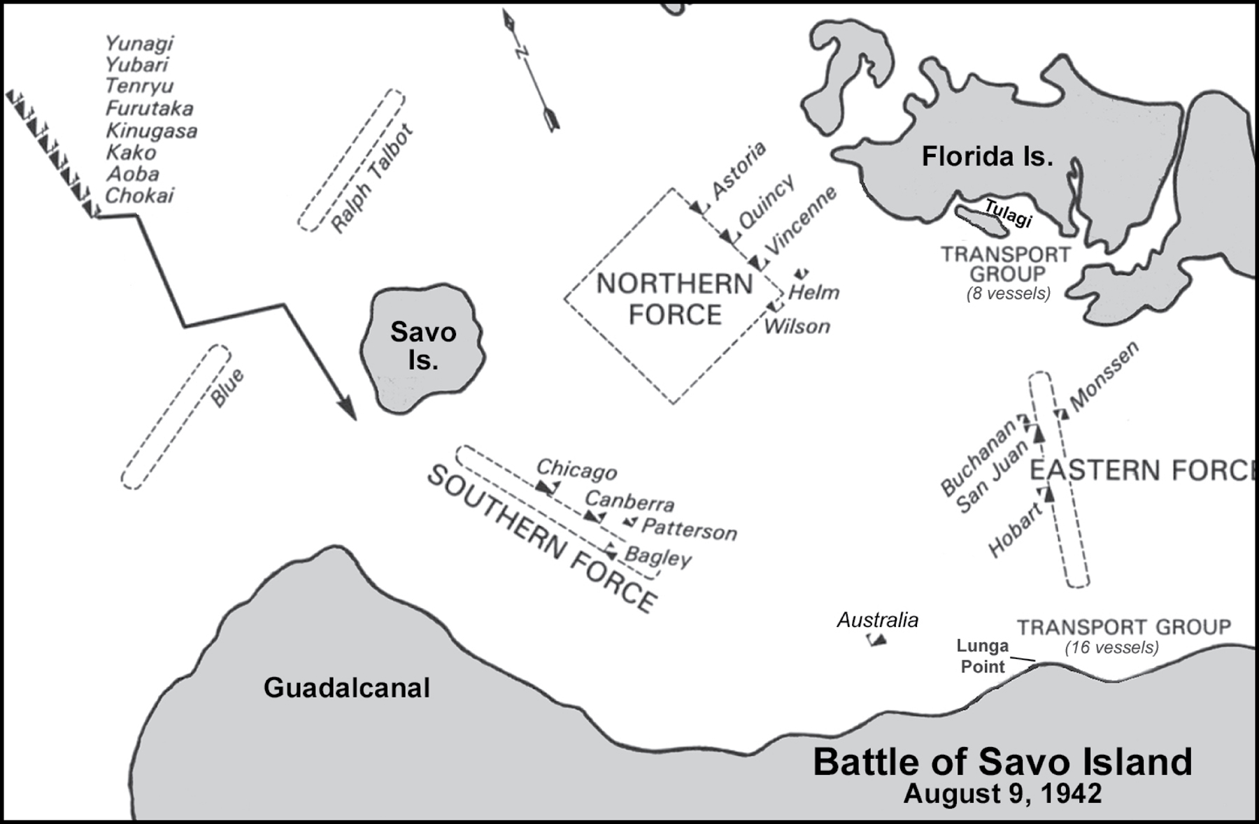 M AP 4 Battle of Savo Island August 9 1942 M AP 5 Battle of Alligator - photo 5