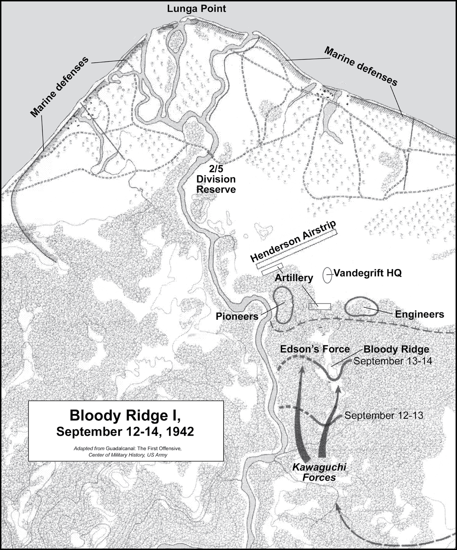 M AP 6 Bloody Ridge I September 1214 1942 M AP 7 Matanikau Offensive II - photo 7