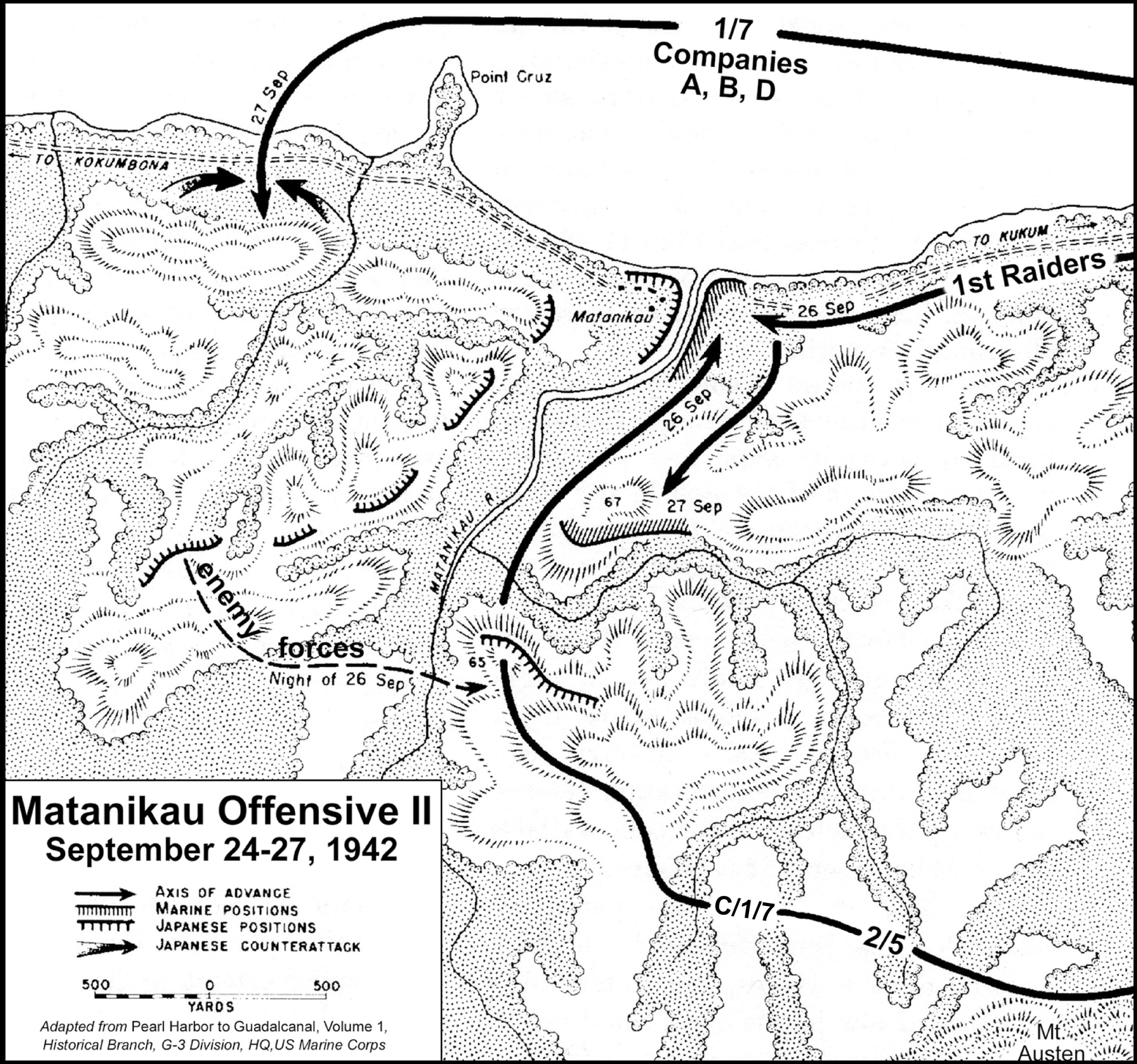 M AP 7 Matanikau Offensive II September 2427 1942 M AP 8 Matanikau - photo 8