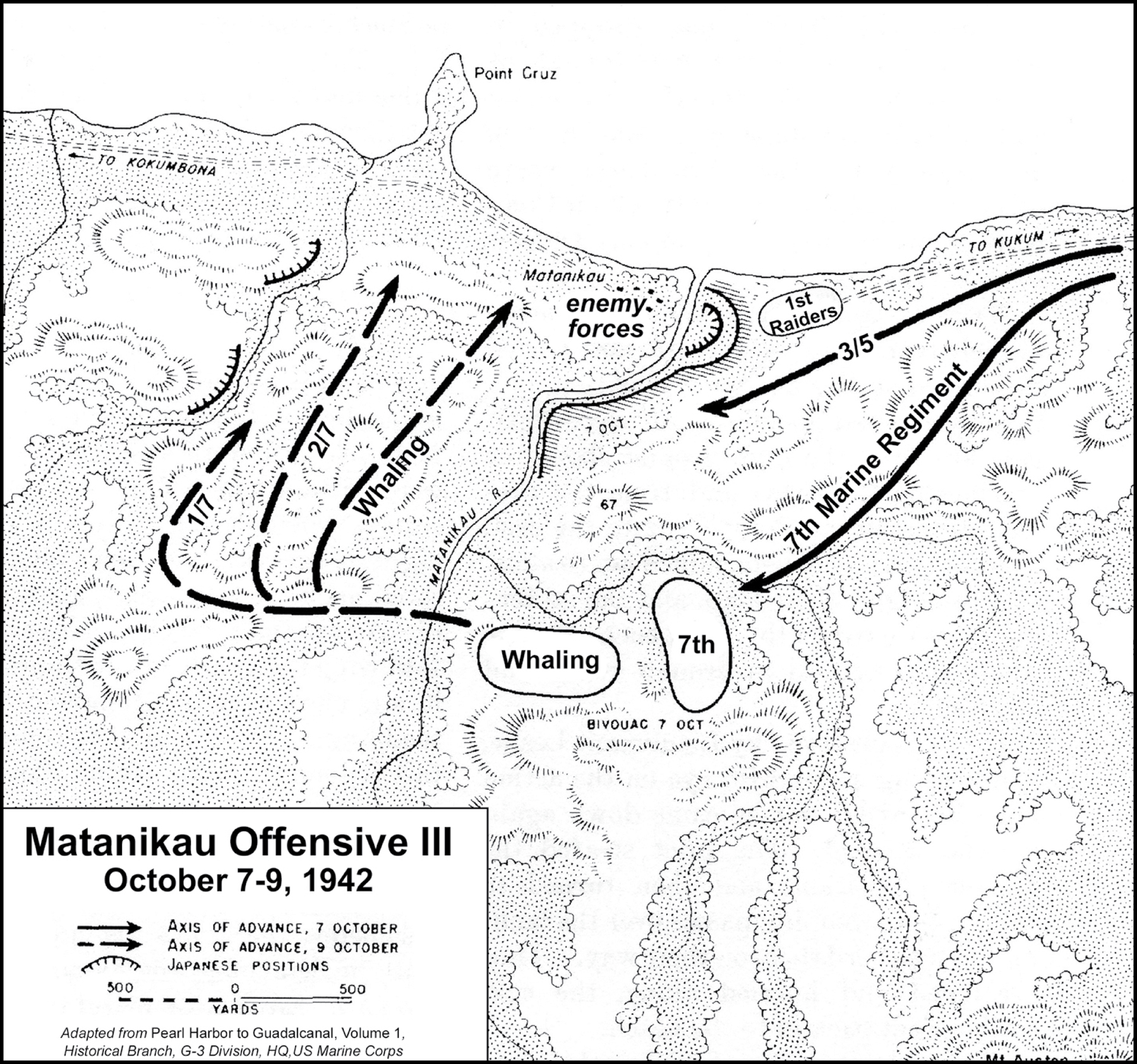 M AP 8 Matanikau Offensive III October 79 1942 M AP 9 Bloody Ridge II - photo 9