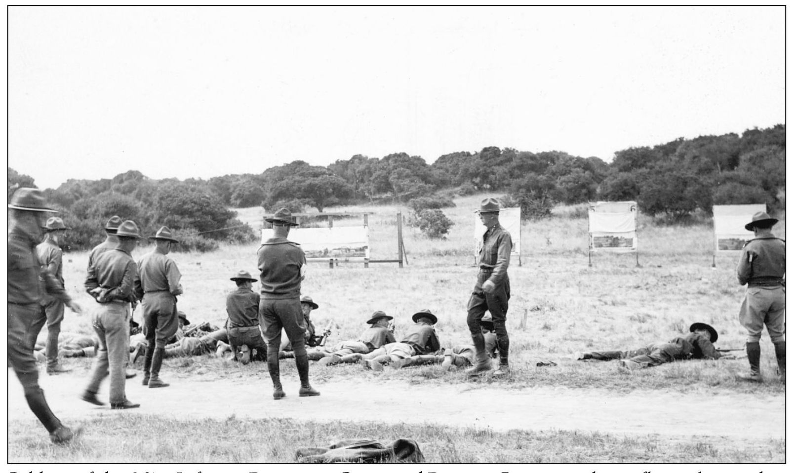 Soldiers of the 361st Infantry Regiment Organized Reserve Corps conduct rifle - photo 10