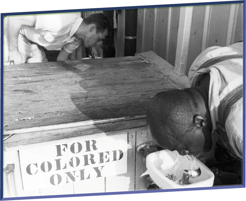 Black and white people werent even allowed to drink from the same fountains - photo 10