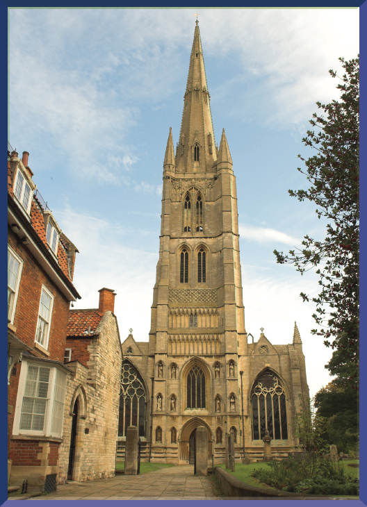 This is St Wulframs Church in the town of Grantham near where Isaac Newton - photo 6