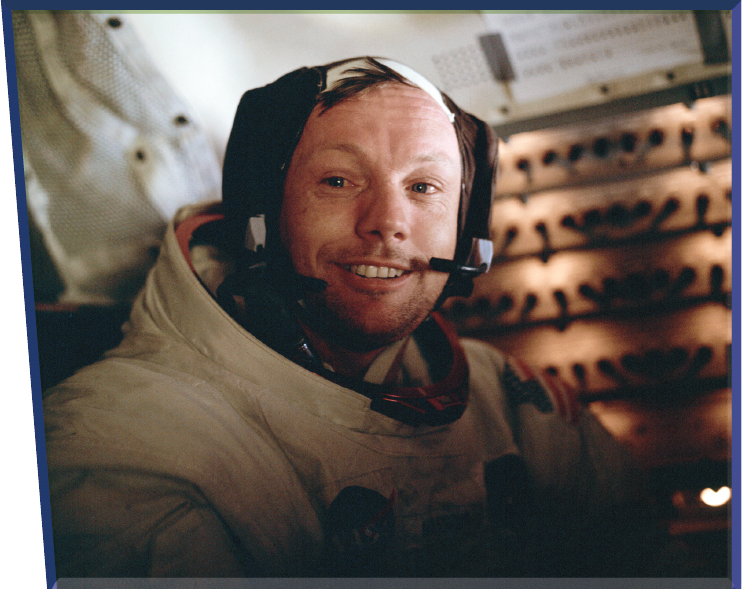 This is Neil Armstrong inside the vehicle that landed on the Moon on July 20 - photo 4