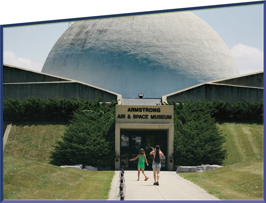 Wapakonetas Armstrong Air Space Museum displays Neils flying history FIRST - photo 8