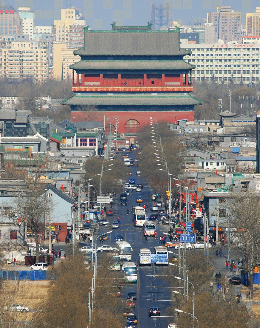 Old and new mix in todays Chinese cities with historic temples and modern - photo 2