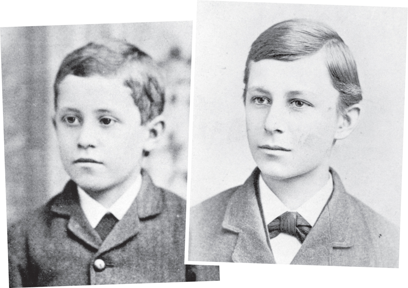 Orville left and Wilbur Wright grew up in the United States in the late - photo 3