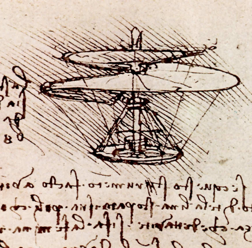 Leonardo da Vinci sketched a flying machine he called an airscrew It is - photo 8