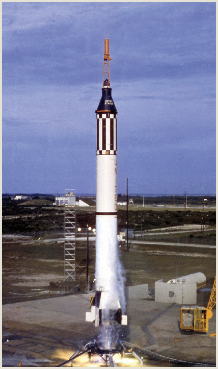 Liberty Bell 7 lifted off on July 21 1961 carrying Gus Grissom LAUNCH NASA - photo 5