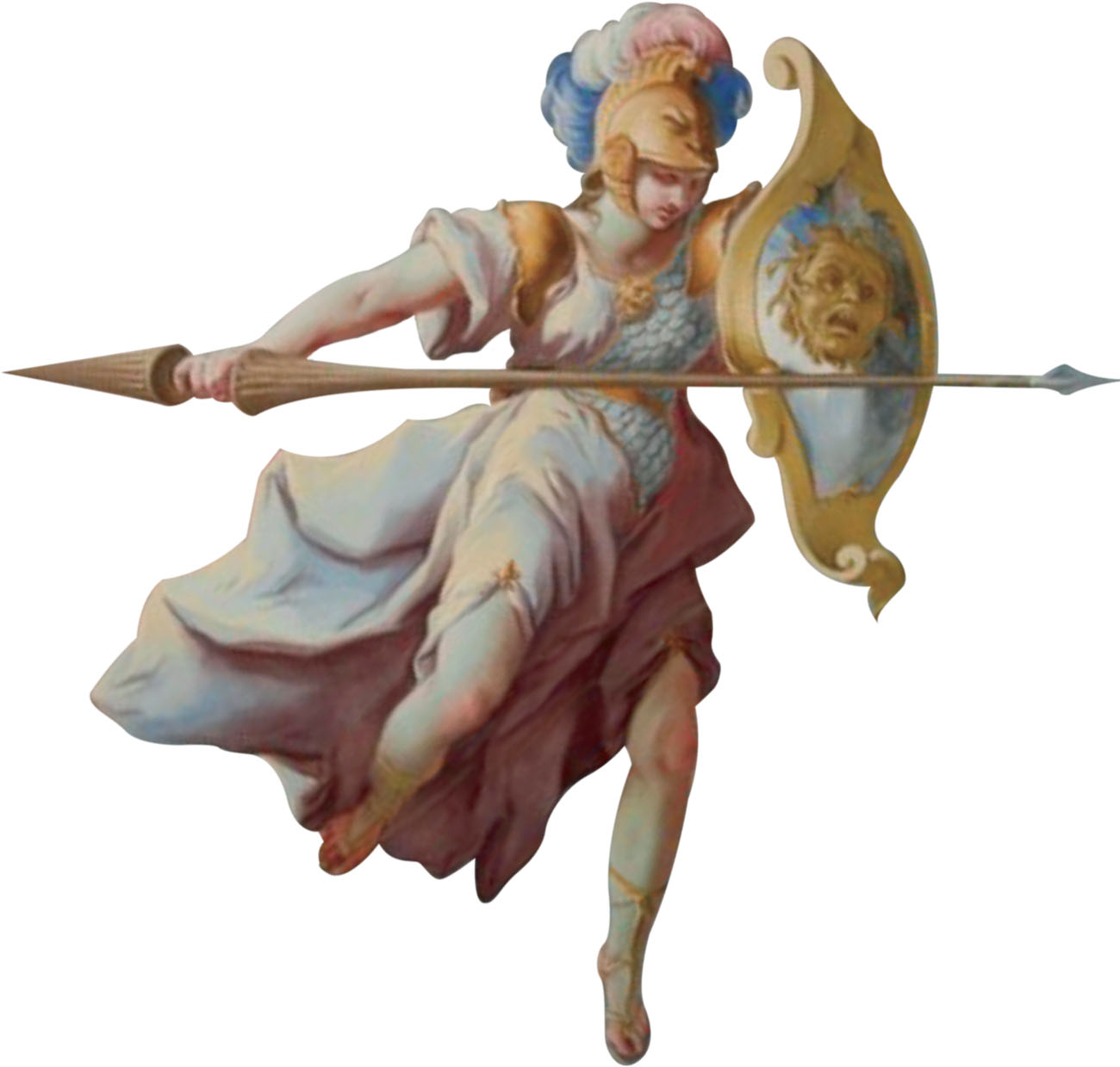 Athena takes to the battlefield Athena is best known as a goddess of war - photo 3