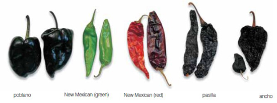 There are a number of varieties of New Mexican chiles and all are readily - photo 1