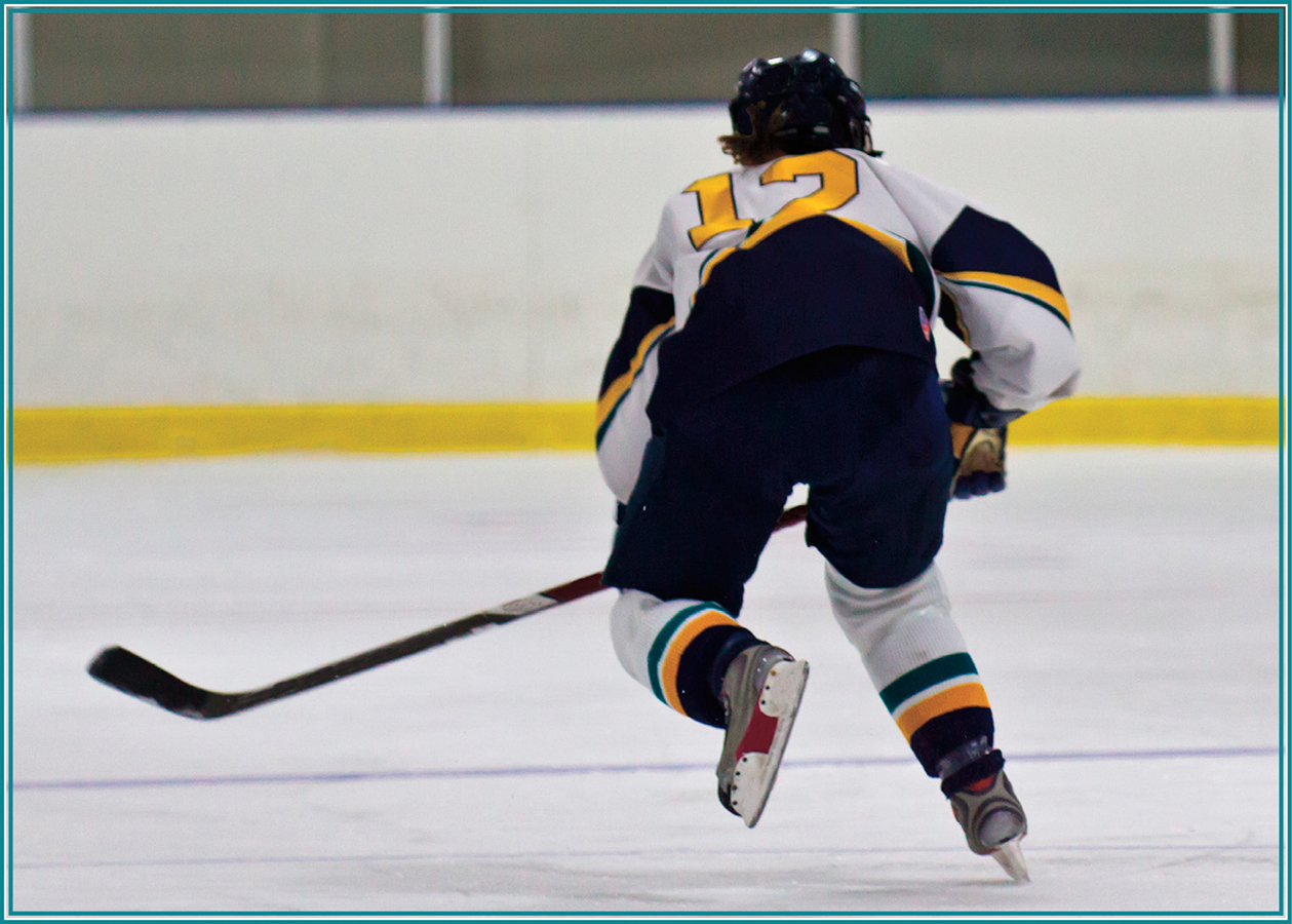 Practice squats on the ice to improve balance Glide forward on your skates - photo 10