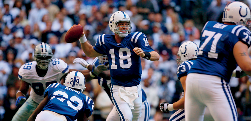 Manning became known for his passing accuracy In his first 12 seasons he - photo 15