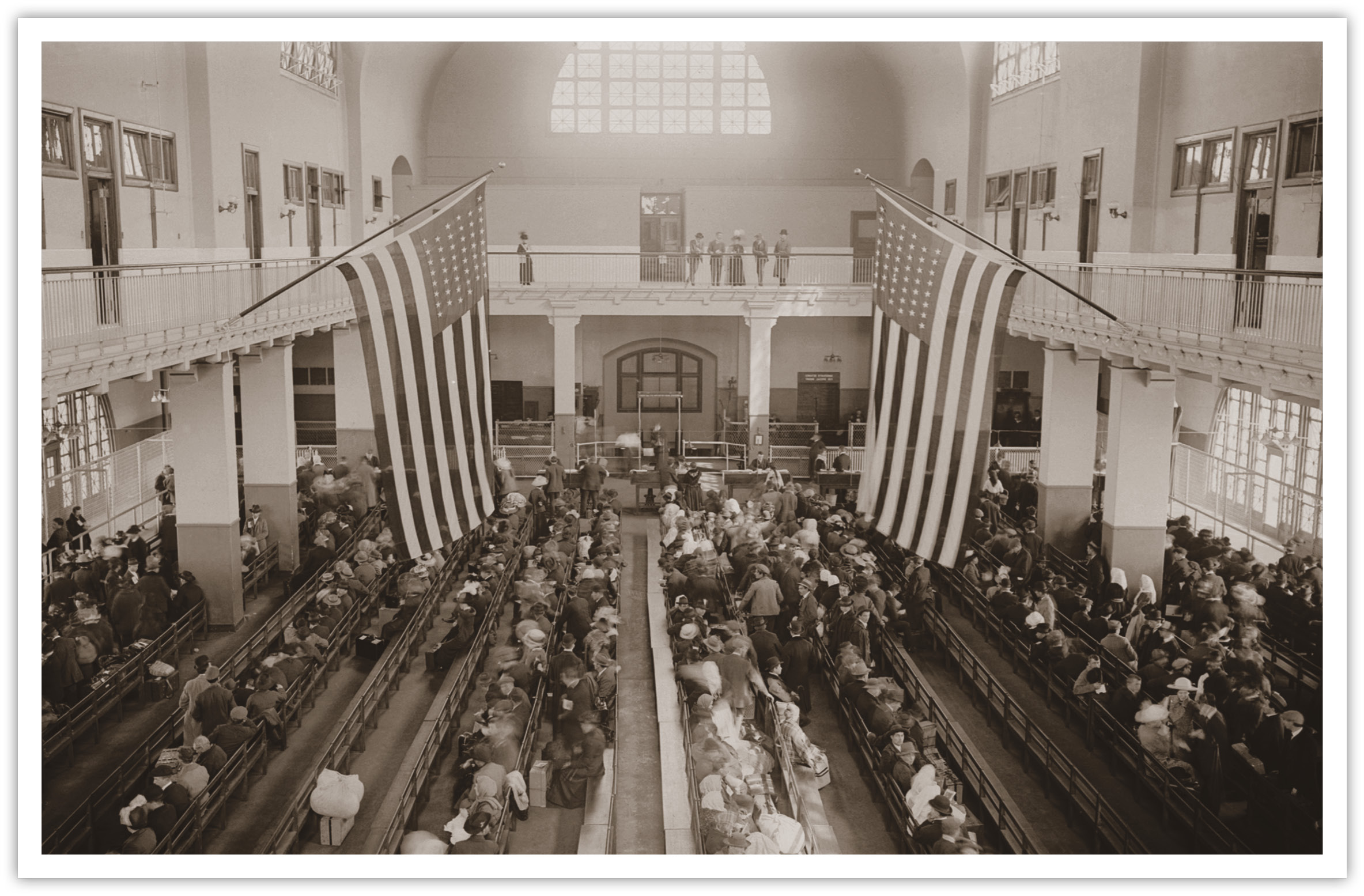 More than 12 million immigrants passed through Ellis Islands Great Hall between - photo 7