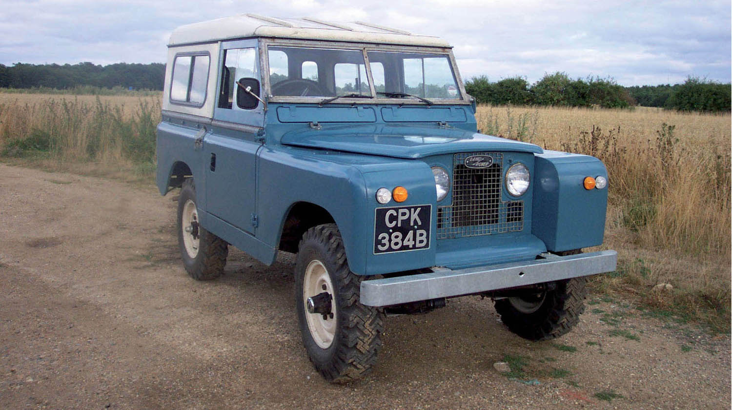 The classic Land Rover 1964 Series IIA hard top freshly restored in Marine - photo 3