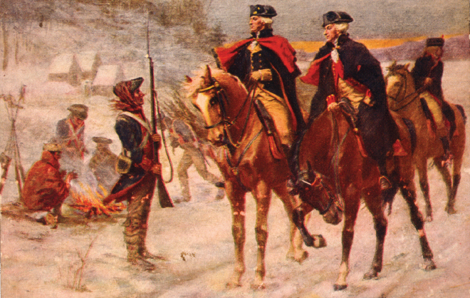 Washington and Marquis de Lafayette oversaw troops during a difficult winter at - photo 4