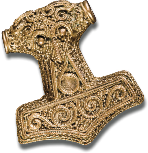 Answer An amulet is a lucky charm Amulets with Thors hammer were very popular - photo 7