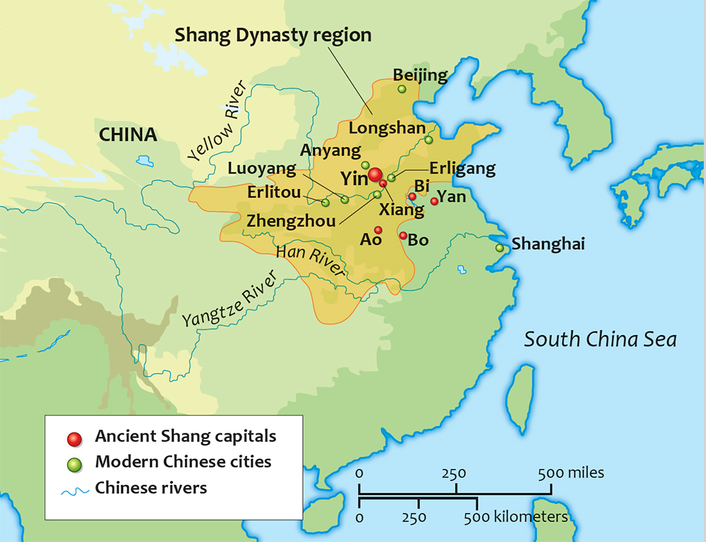 The Shang dynasty was located in the northeastern region of what is now modern - photo 3