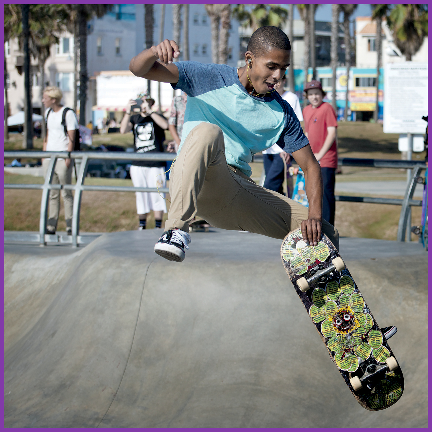 At skate parks like those in Venice Beach California skateboarders get to - photo 6