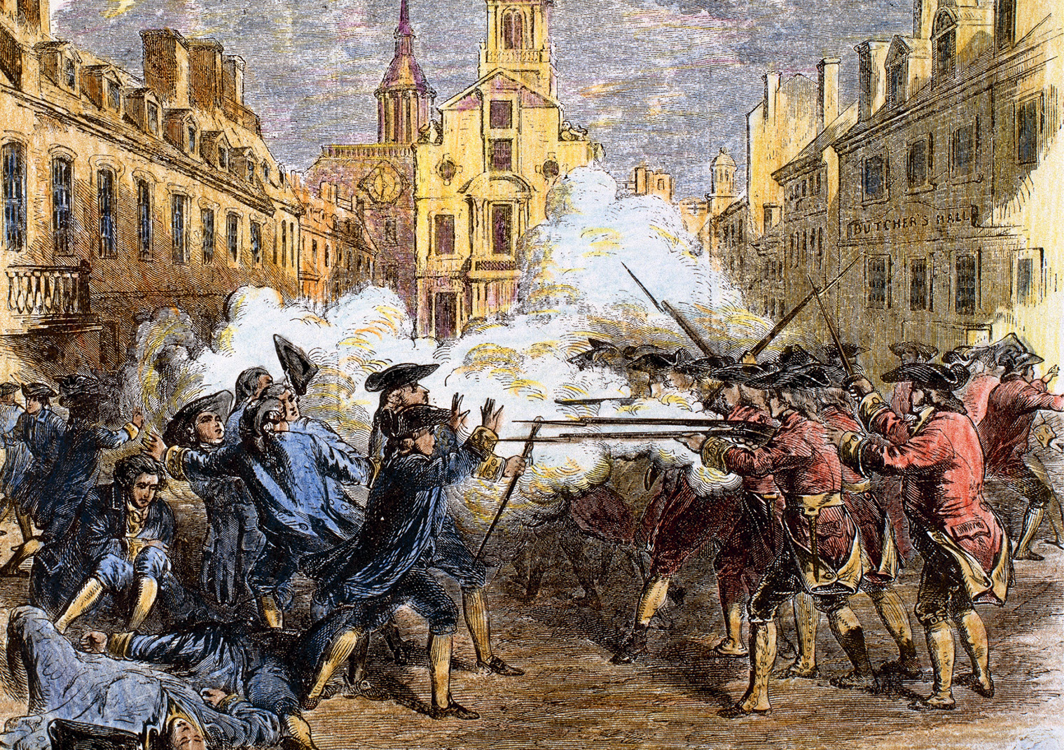 Tensions boiled over with the Boston Massacre in March 1770 Two of the five - photo 4