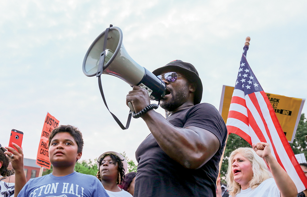 People gathered to protest shootings involving police in 2016 THE FIRST - photo 2