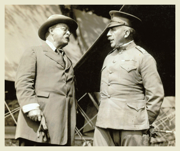 Theodore Roosevelt left and Leonard Wood right met in 1897 while Roosevelt - photo 8