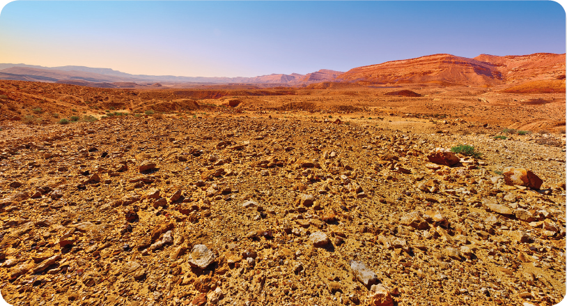 The Negev is a rocky desert in Israel BAKING-HOT DESERTS Most hot deserts are - photo 3