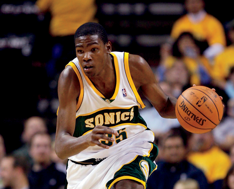 In 2008 the SuperSonics moved to Oklahoma City and became the Thunder The team - photo 13