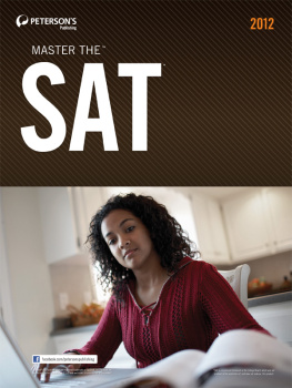 Petersons - Master the SAT 2012