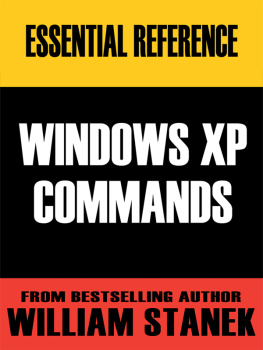 William Stanek - Essential Windows Xp Commands Reference