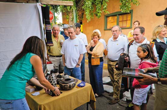 Jody Naranjo opens up her booth at the Santa Fe Indian Market at 7 am sharp - photo 6