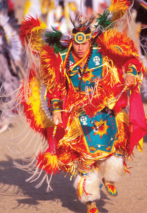 This dancer from Tucson Arizona is wearing his traditional clothes for a - photo 3