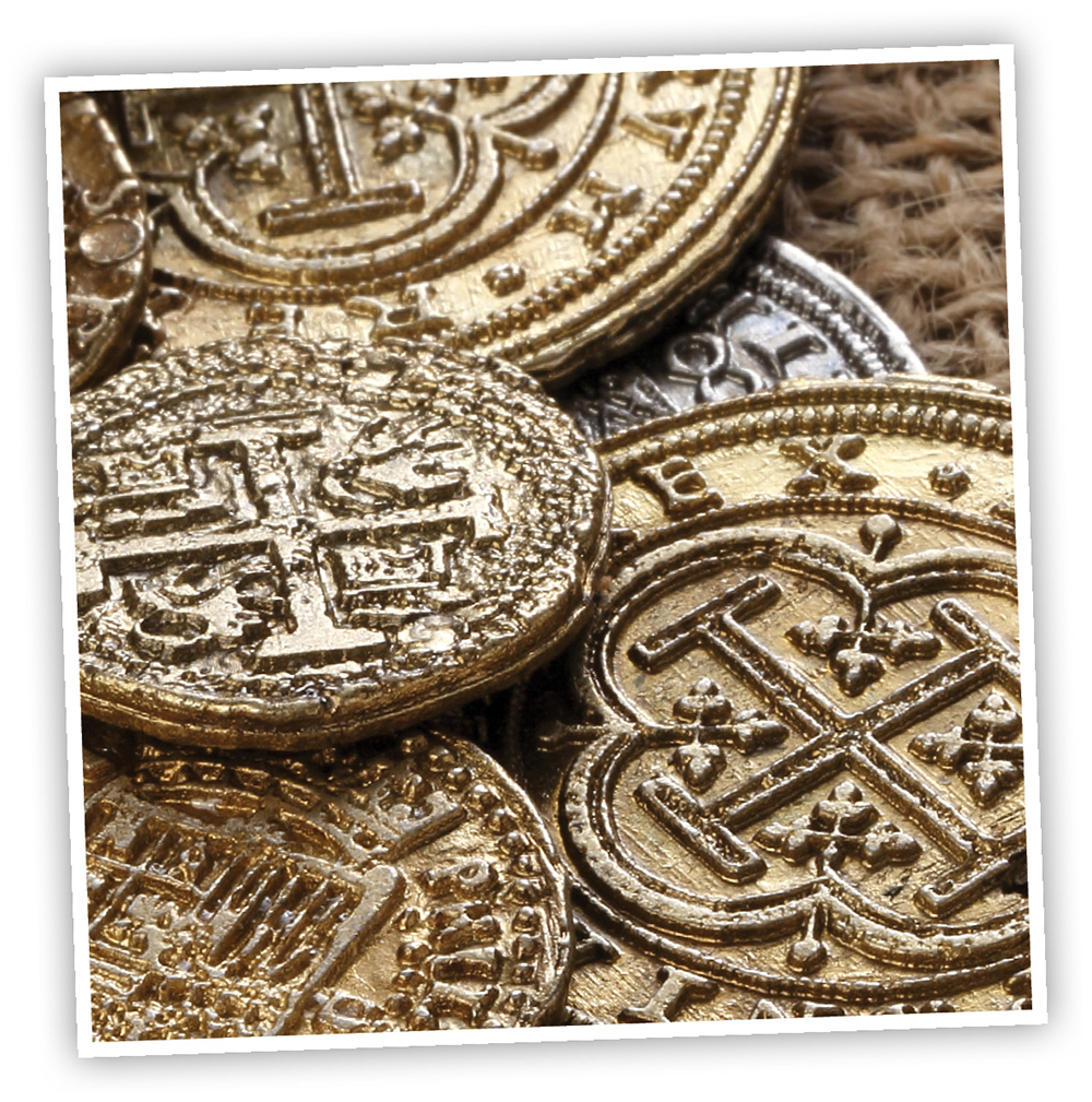 Gold Spanish coins were just one type of treasure pirates would risk their - photo 6