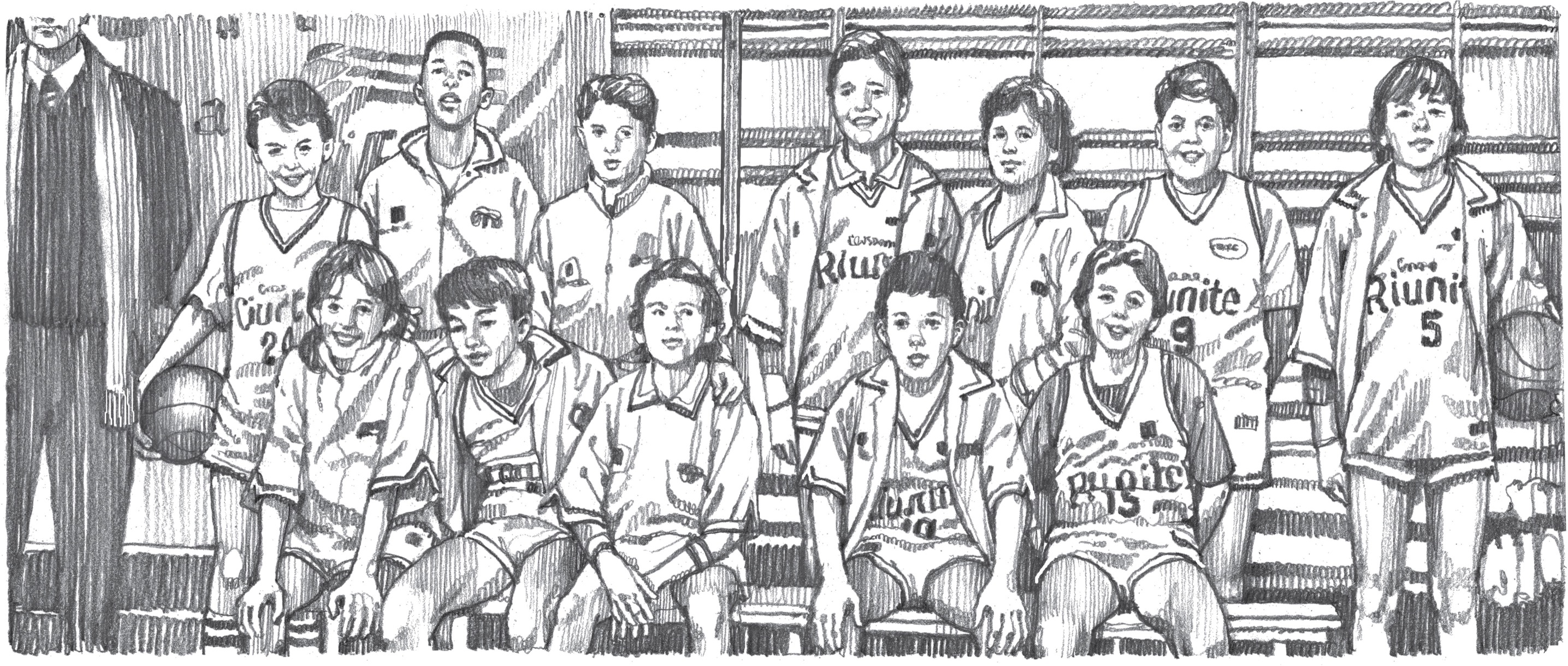 Kobe with his basketball team in Italy Joes team had its own youth squad that - photo 5