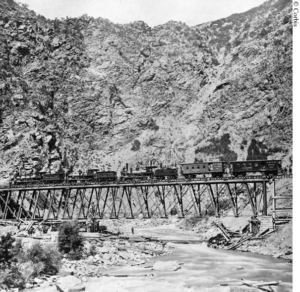 In 1869 two engines faced each other in Utah One had traveled from the East - photo 20