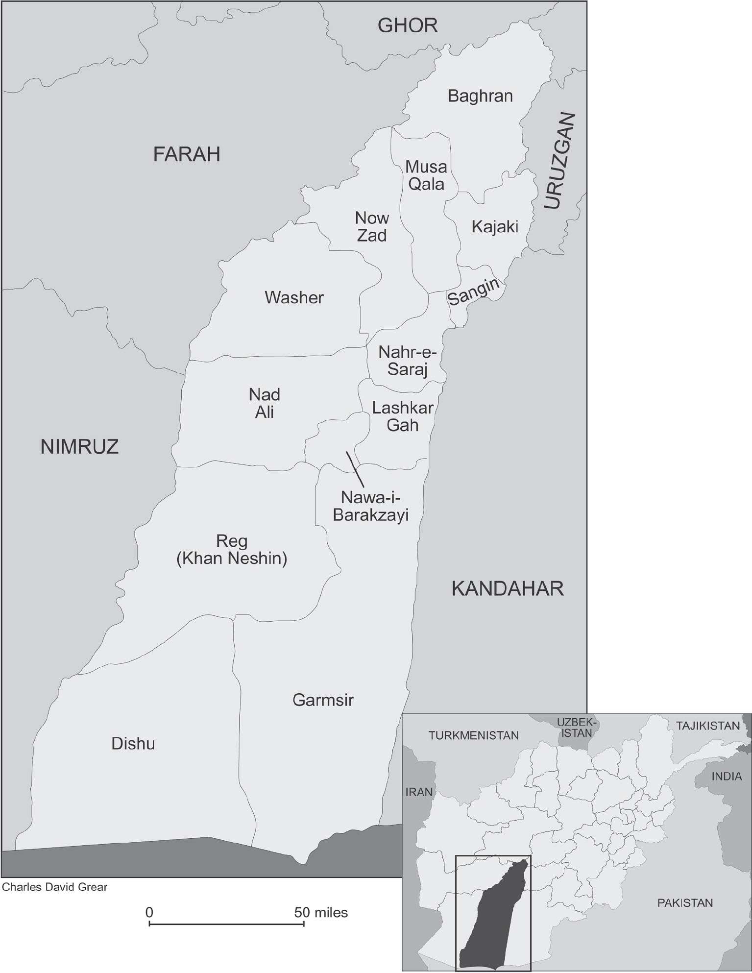 SANGIN DISTRICT MAP E very now and then one of my Marine Corps colleagues - photo 11