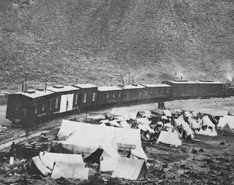 About 10000 Chinese workers were brought in to work on the transcontinental - photo 6