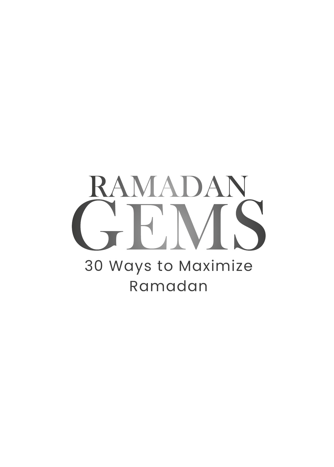 Ramadan Gems 30 Ways to Maximize Ramadan - image 2