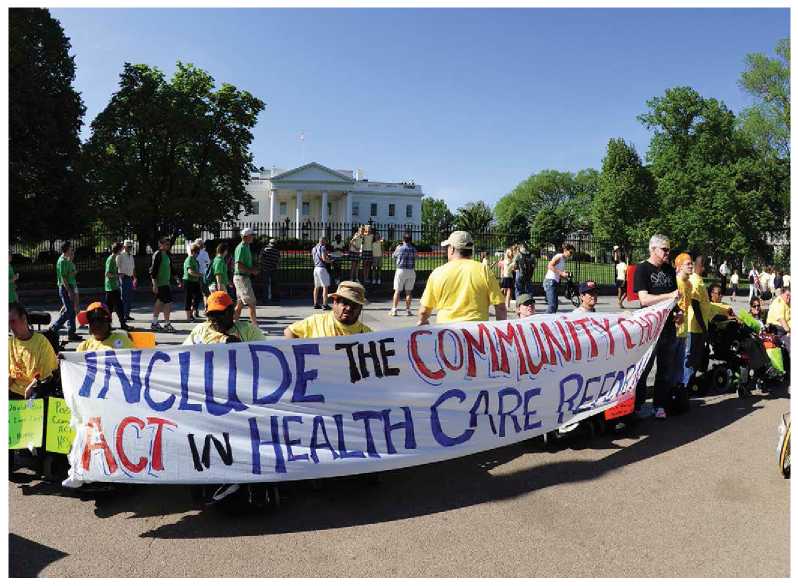 This protest led by ADAPT an organization that defends the rights of disabled - photo 5