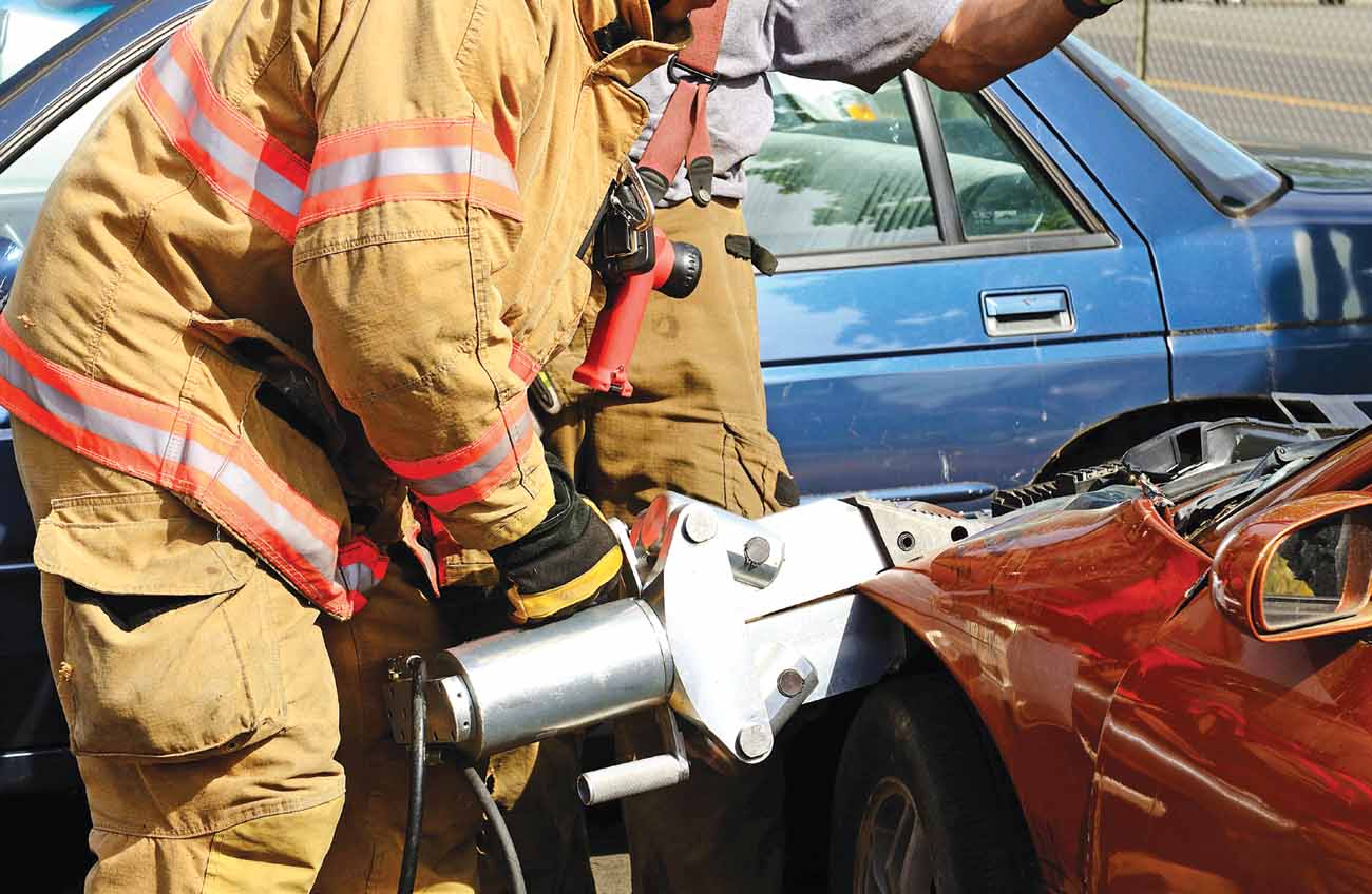 Rescue workers can use powerful Jaws of Life tools to open up the body of a - photo 8