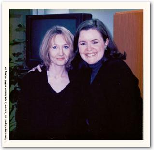 Ruth Clampett right with Harry Potter books author JK Rowling - photo 2