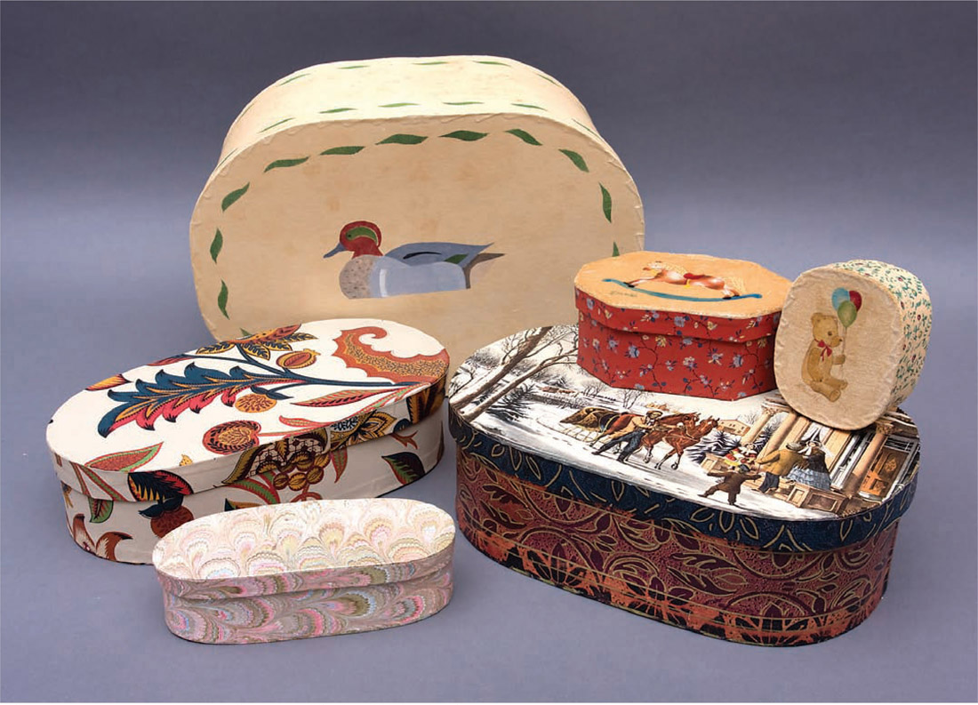 An assortment of bandboxes by Edwina Cholmeley-Jones M aking bandboxes is a - photo 4