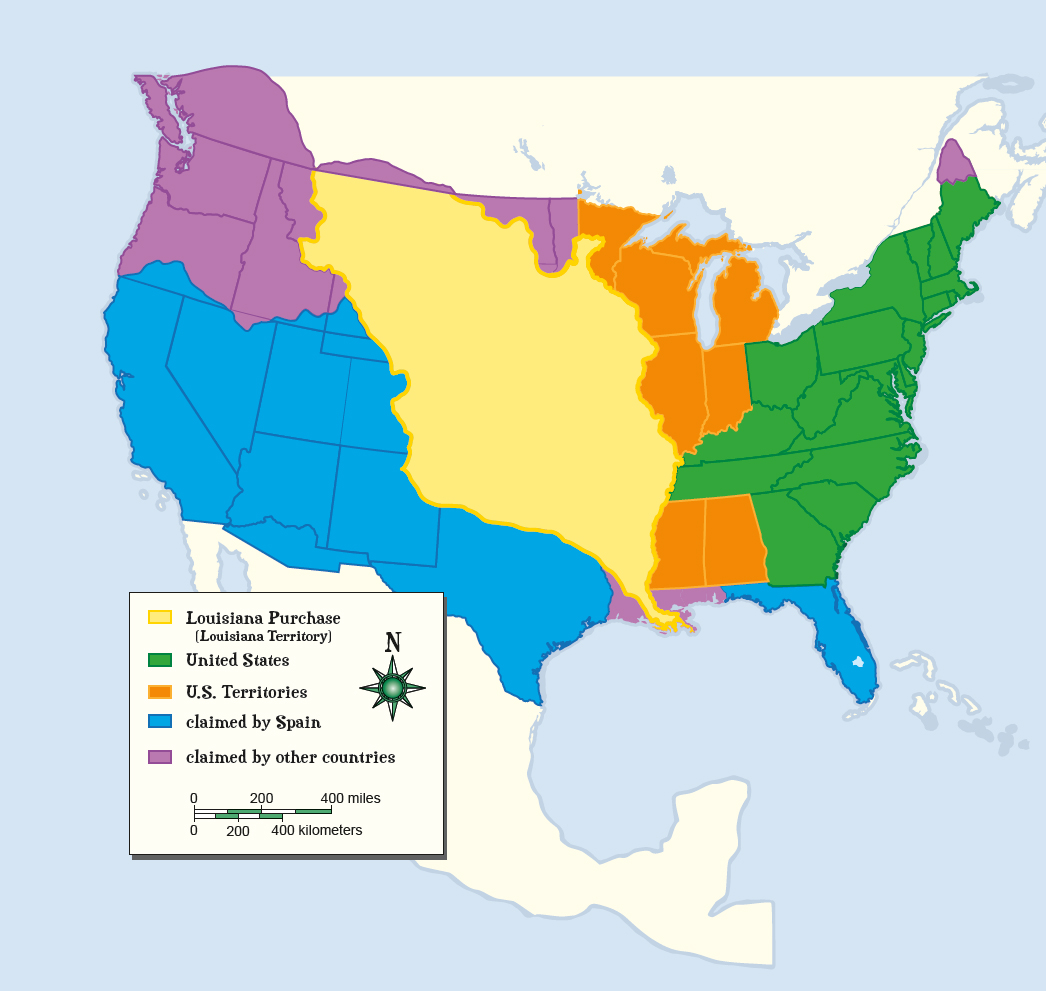 The United States after the Louisiana Purchase WHAT CAUSED THE LOUISIANA - photo 5