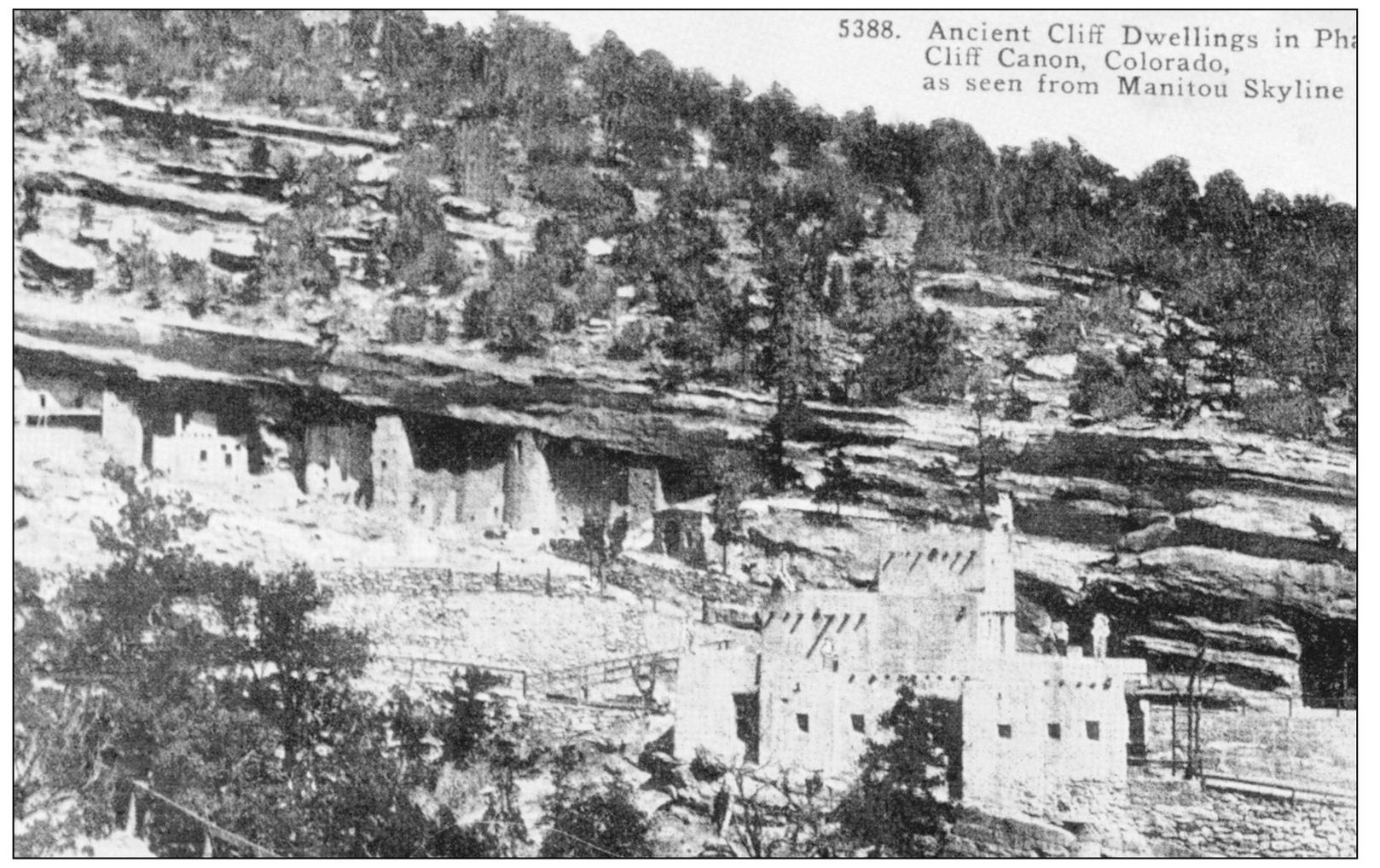 These cliff dwellings off Highway 24 north of Manitou Springs are authentic of - photo 3