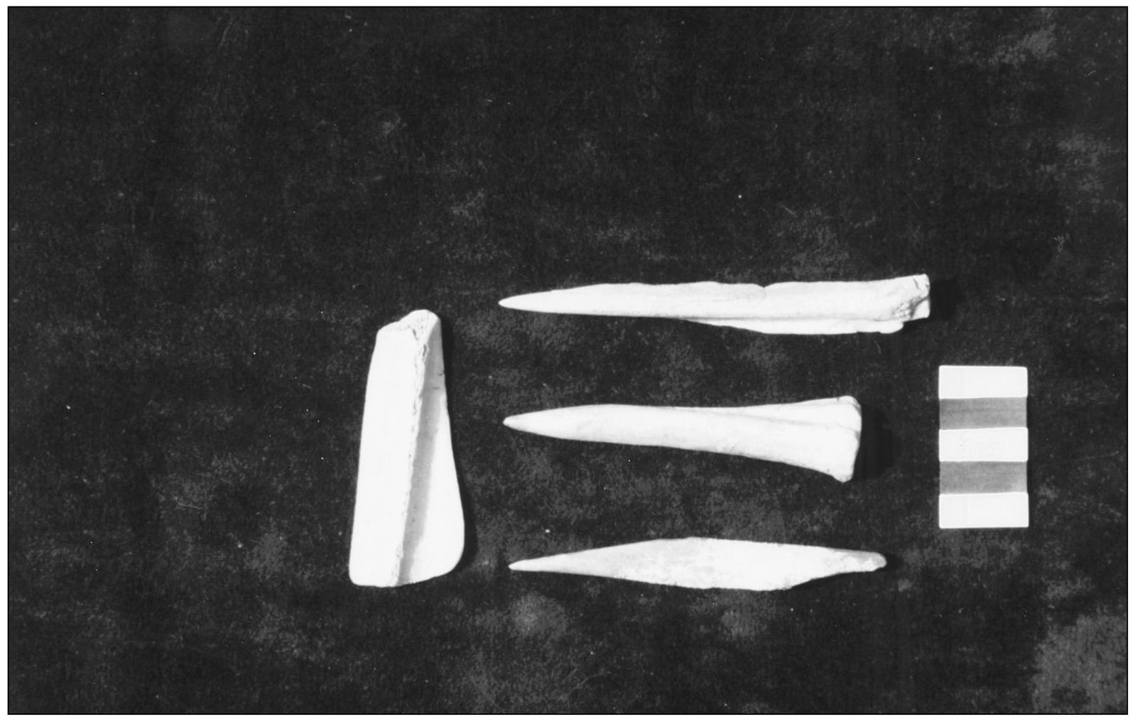 These bone tools dated to about 790 CE were found in a burial near the heart - photo 8