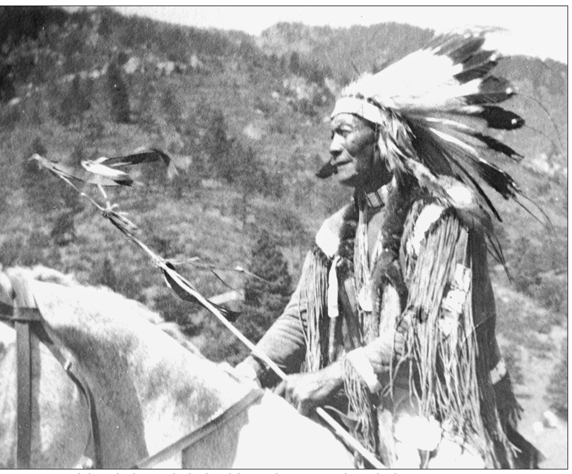 Buckskin Charlie was the leader of the Southern Utes at the trail ride - photo 6