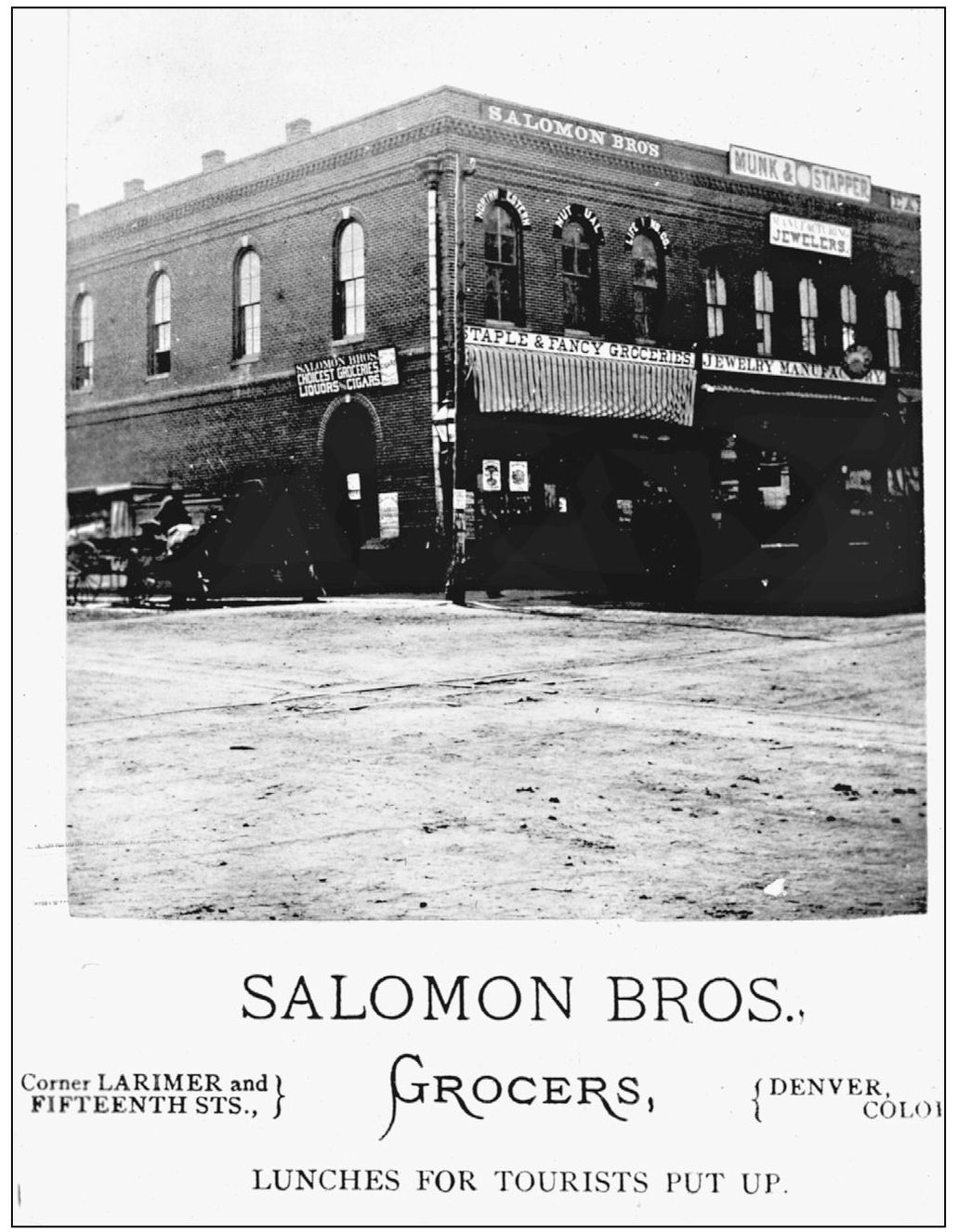 Pictured here is the early Salomon Brothers Grocery in Denver Freds brother - photo 4