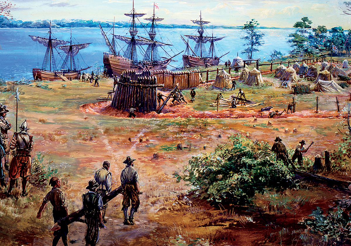 Early colonists build a fort at Jamestown Virginia in 1607 At the time - photo 5