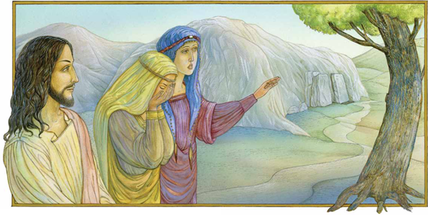 Jesus was sad when he saw Mary and Martha crying Where is he asked Jesus - photo 23